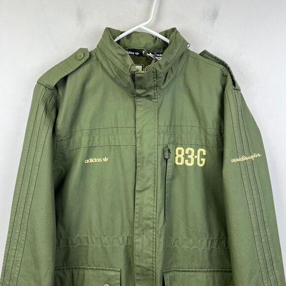 Adidas x Mark Gonzales 83G Military Jacket Olive Green Size L - Picture 2 of 7